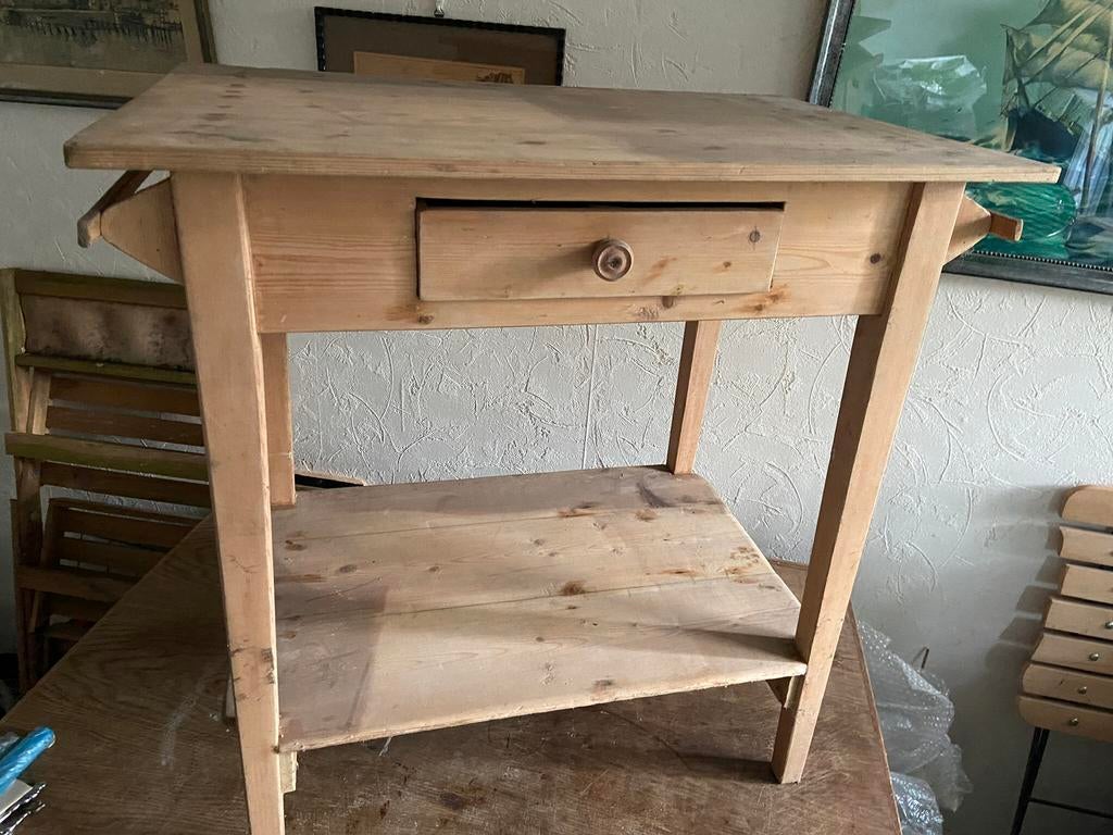 Werkbankje keuken werkbank bijzettafel, Ophalen of Verzenden, Zo goed als nieuw