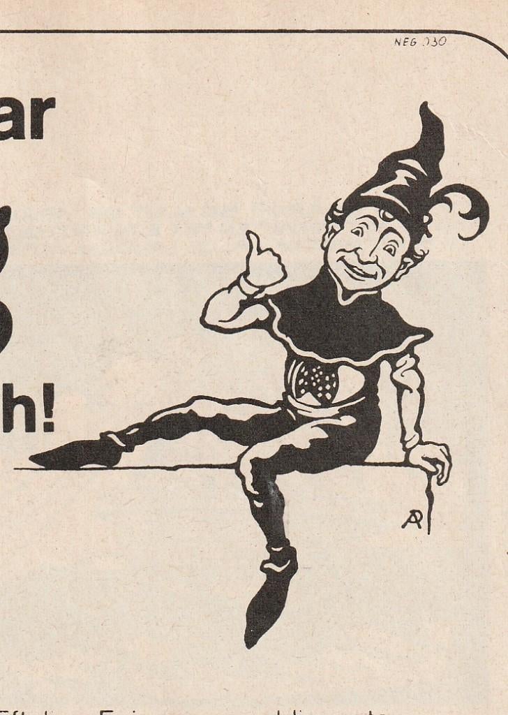 Retro reclame 1973 De Efteling pretpark daar is 't leuk, Verzamelen, Retro, Verzenden, Overige typen