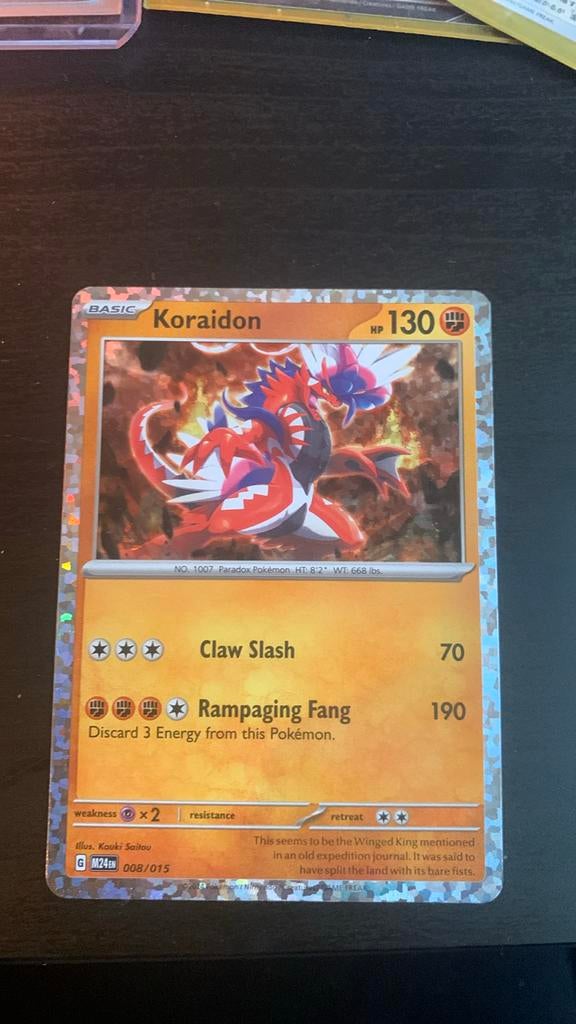Koraidon mcdonalds, Ophalen of Verzenden, Zo goed als nieuw