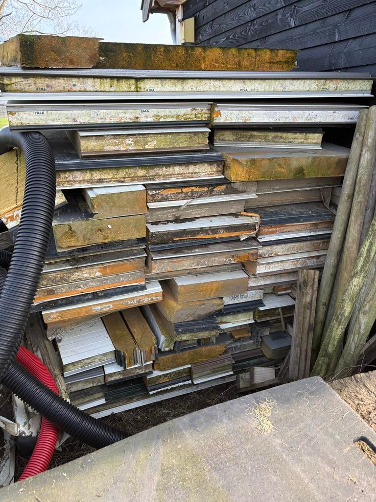 Sandwichpanelen in diverse maten, Ophalen, Gebruikt, Overige materialen, 100 mm of meer