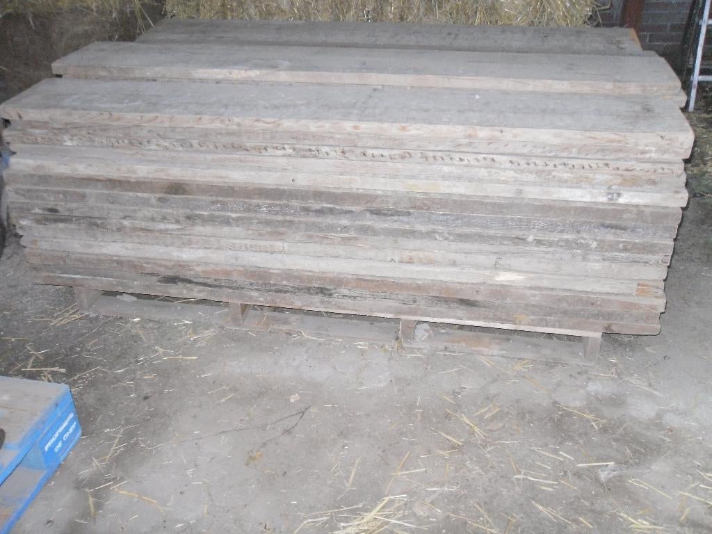 dikke planken, Doe-het-zelf en Verbouw, Hout en Planken, Ophalen, Gebruikt, Minder dan 25 mm, Eiken