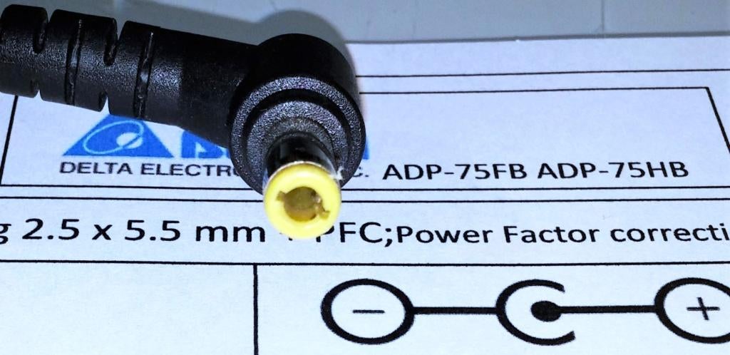 HP F4600A F1781A Lite-On PA-1750-01HM 19V 3.95A 75W Adapter, Ophalen of Verzenden, Zo goed als nieuw, Hewlett Packard (HP)