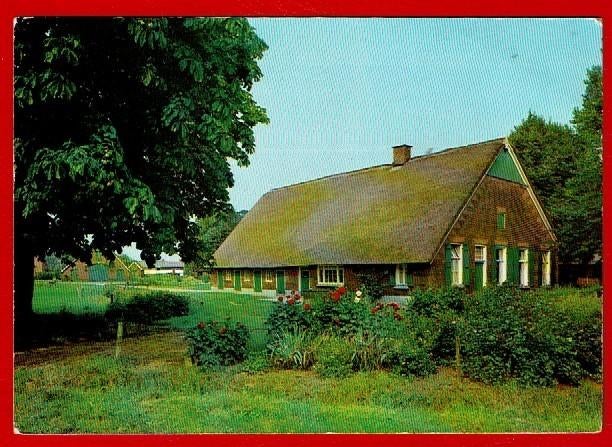 Rheeze (Ov.) - Oude Saksische Boerderij - 1992, Ophalen of Verzenden, 1980 tot heden, Gelopen, Overijssel