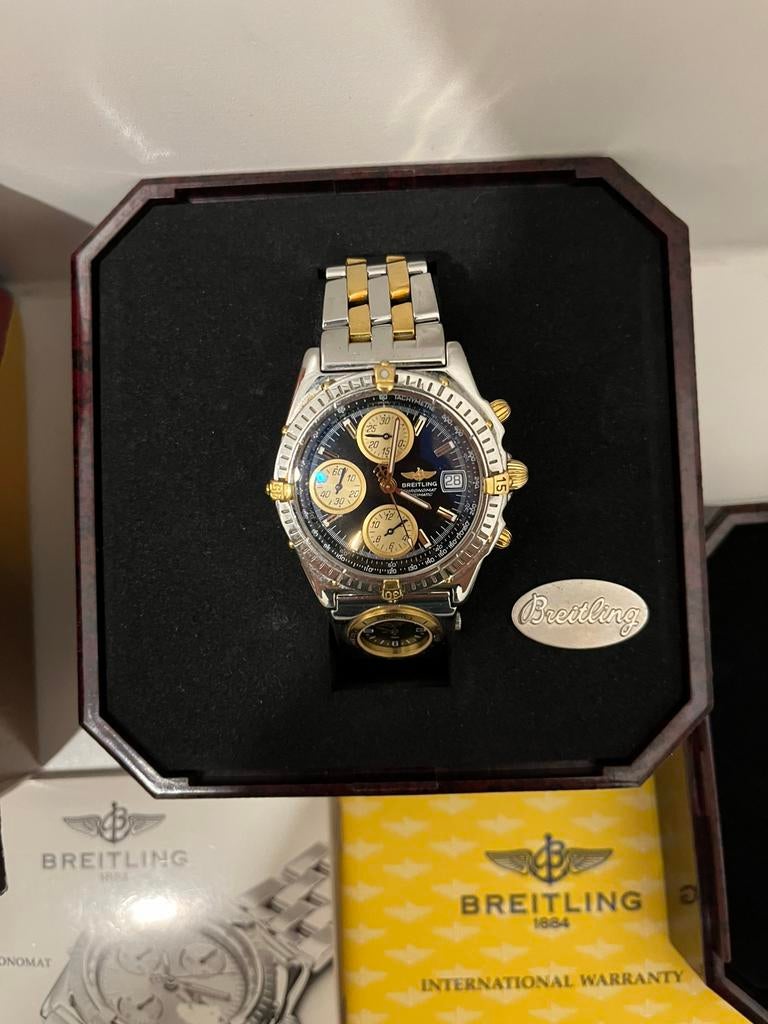 BREITLING CHRONOMAT B13050.1 (1999), Sieraden, Tassen en Uiterlijk, Horloges | Heren, Ophalen, Zo goed als nieuw, Staal, Breitling