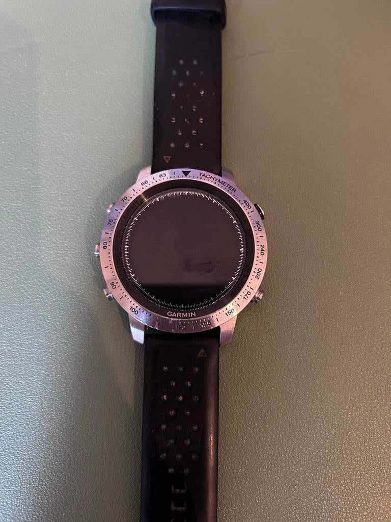 Garmin fēnix Chronos - Sapphire Crystal - Luxe GPS horloge, Ophalen of Verzenden, Waterdicht, Afstand, Gebruikt