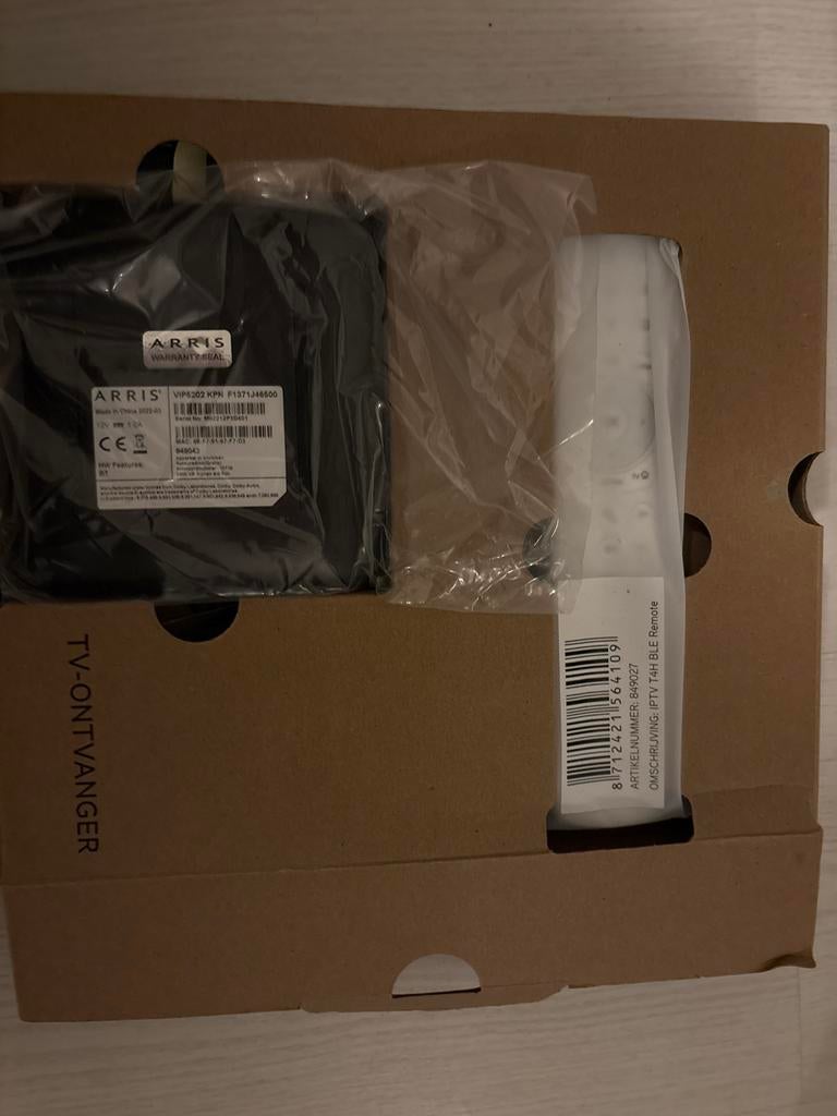 KPN TV Ontvanger Arris VIP5202, Ophalen of Verzenden, Zo goed als nieuw, Decoder