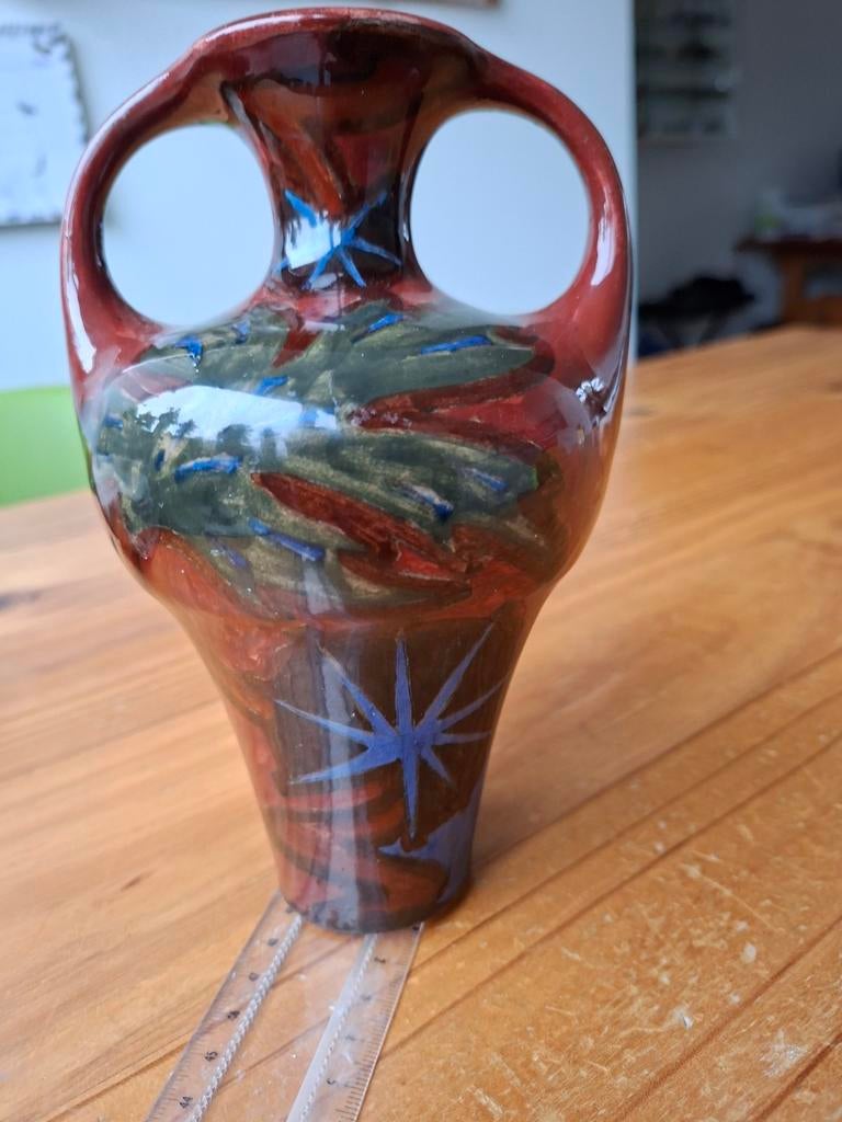 Plateel vaasje van de Distel, Antiek en Kunst, Ophalen of Verzenden