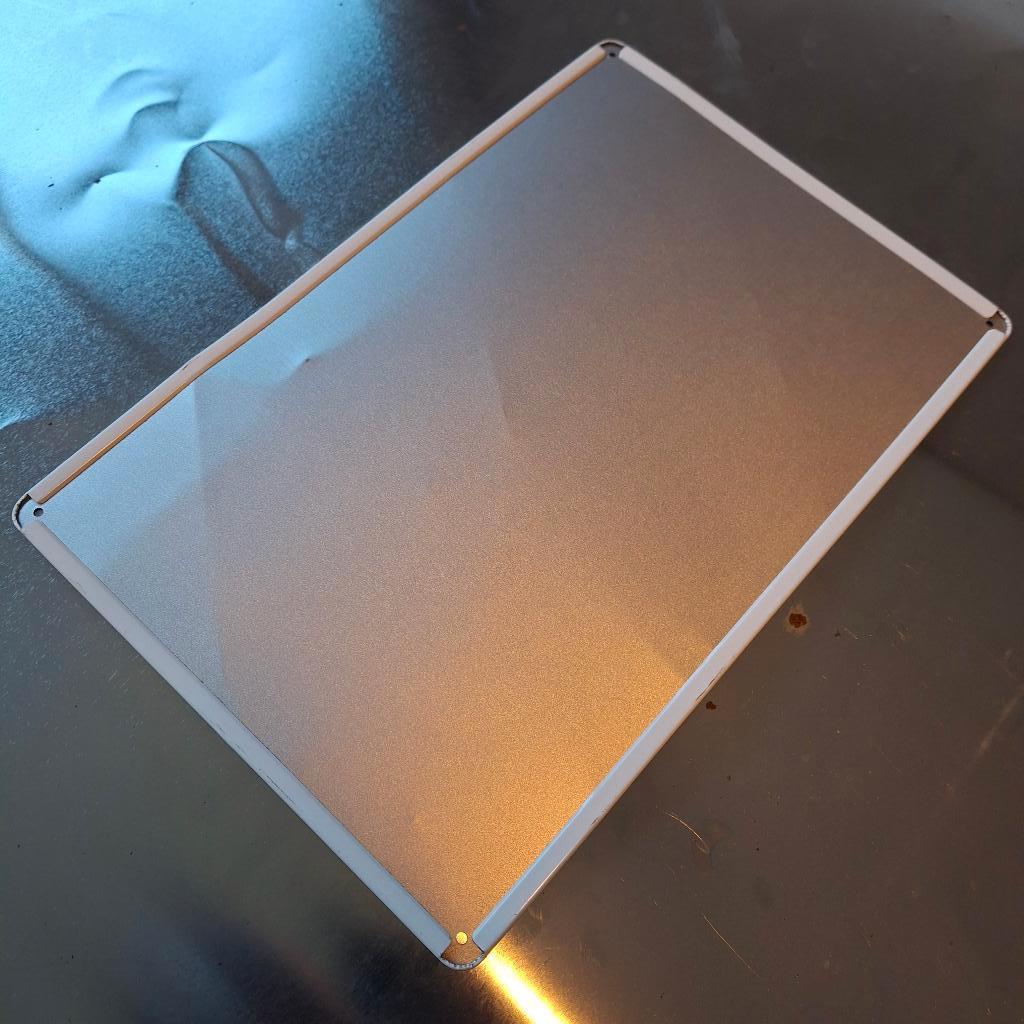 Scania 'King of the road' Metalen plaat, Ophalen of Verzenden, Nieuw, Scania, Overige Auto-onderdelen