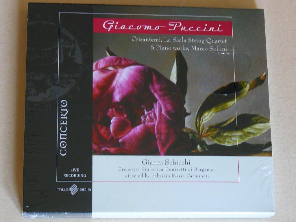 CD Giacomo Puccini Gianni Schicchi Crisantemi 6 piano works, Cd's en Dvd's, Verzenden, Classicisme, Nieuw in verpakking, Overige typen