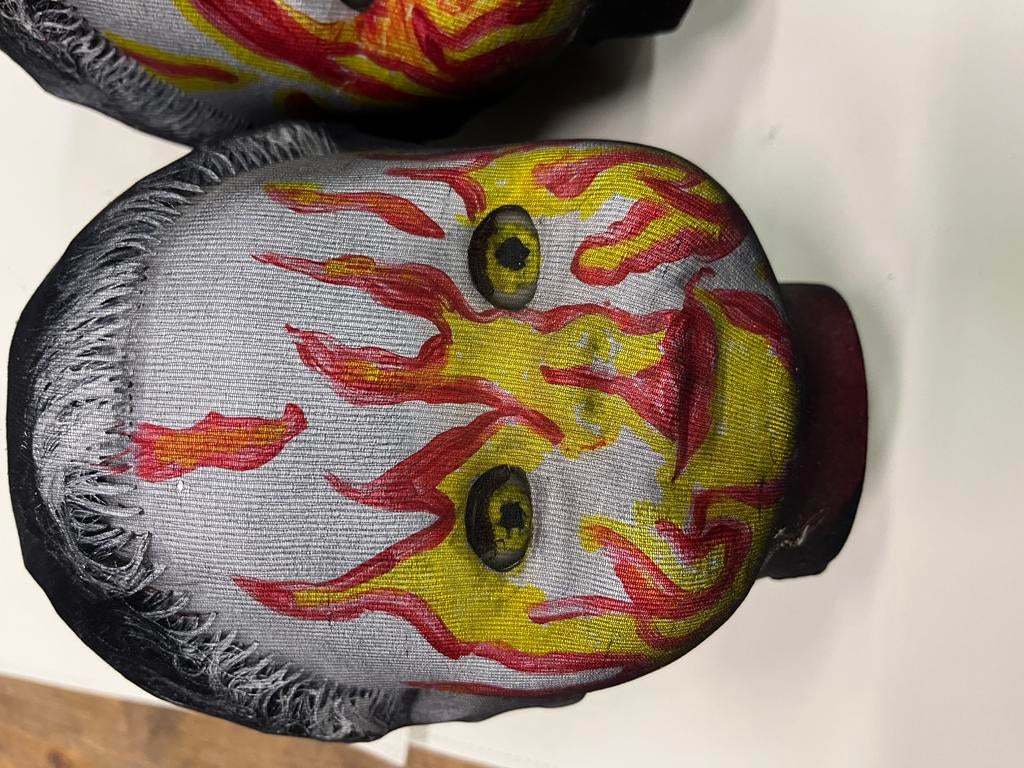 Halloween koppen, Ophalen of Verzenden, Gebruikt