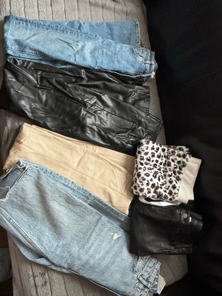 10 Broeken maat 34, Ophalen, Zwart, Zo goed als nieuw, Maat 34 (XS) of kleiner