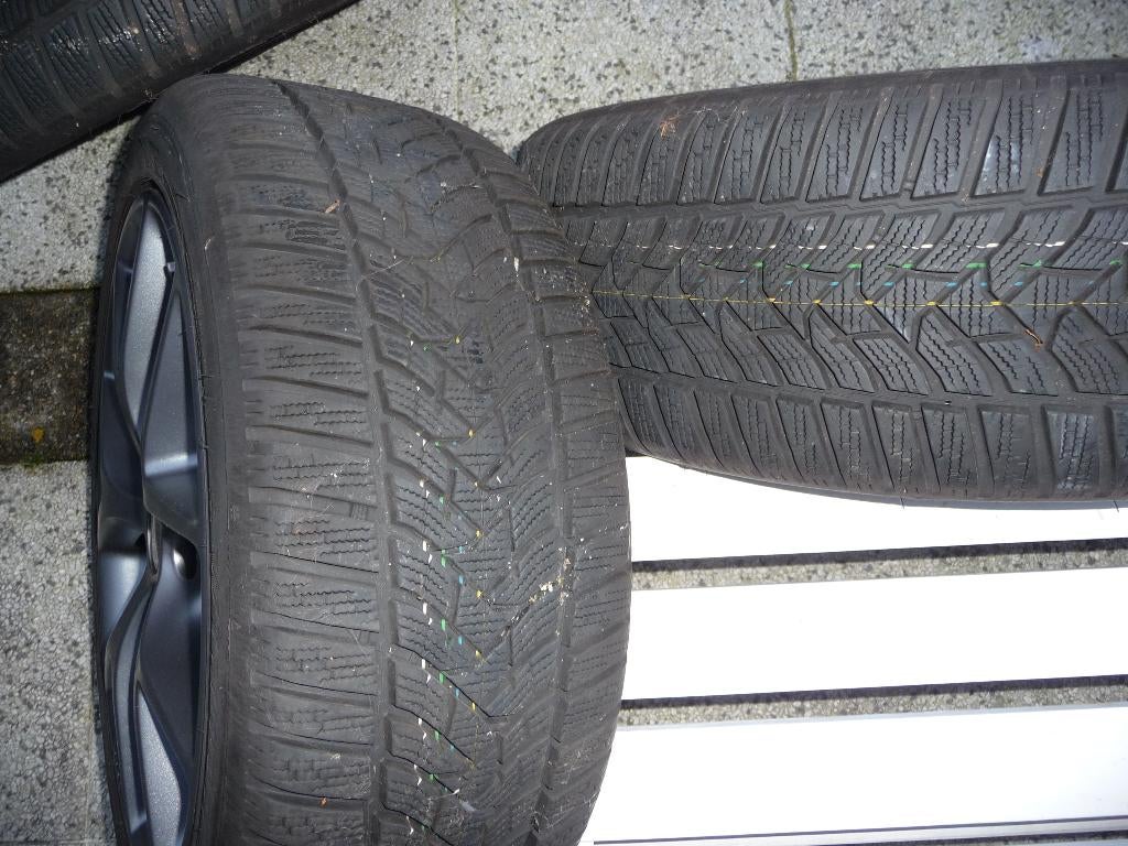Winterbanden Dunlop op BBS velgen  Golf GTI 6-7-8, Auto-onderdelen, Banden en Velgen, Ophalen, Gebruikt, Velg(en), 17 inch