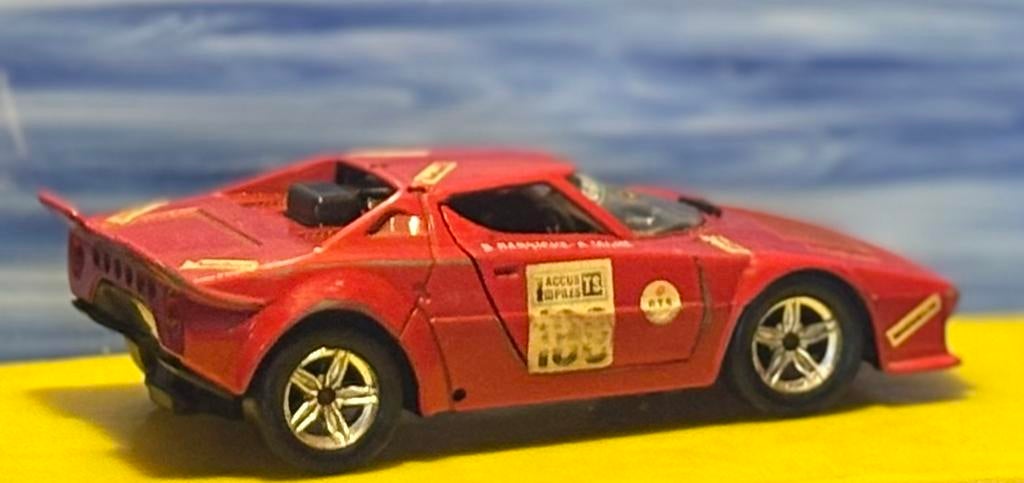 Vintage Lancia Stratos Rally Modelauto, Ophalen of Verzenden, Gebruikt, Auto, Overige merken