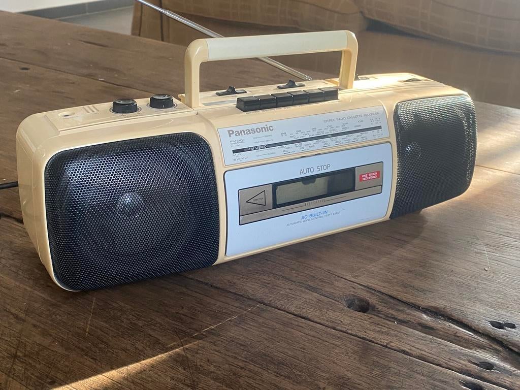 Panasonic RX-FS400 stereo radio-cassette recorder, Ophalen of Verzenden, Gebruikt, Radio