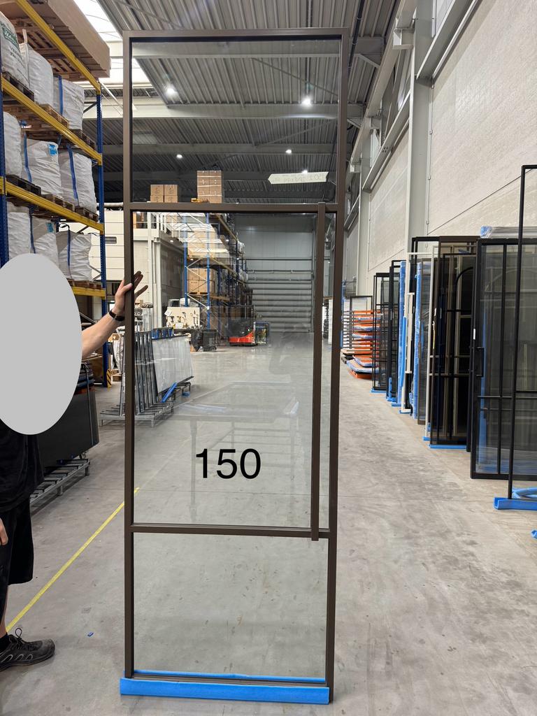 Taatsdeur anodic brown 2818x919 exacte maat *sale 150.1, Doe-het-zelf en Verbouw, Deuren en Horren, Firma Hout en Staal, 80 tot 100 cm