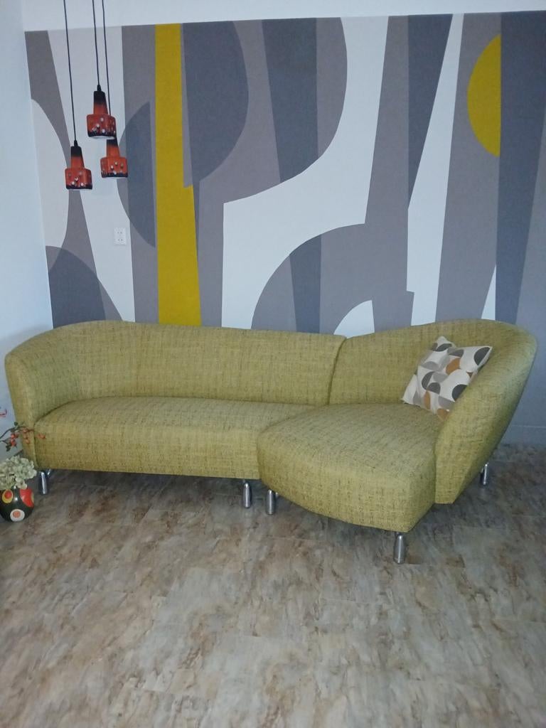 Leolux bank, Driepersoons, 75 tot 100 cm, Ophalen of Verzenden, Zo goed als nieuw