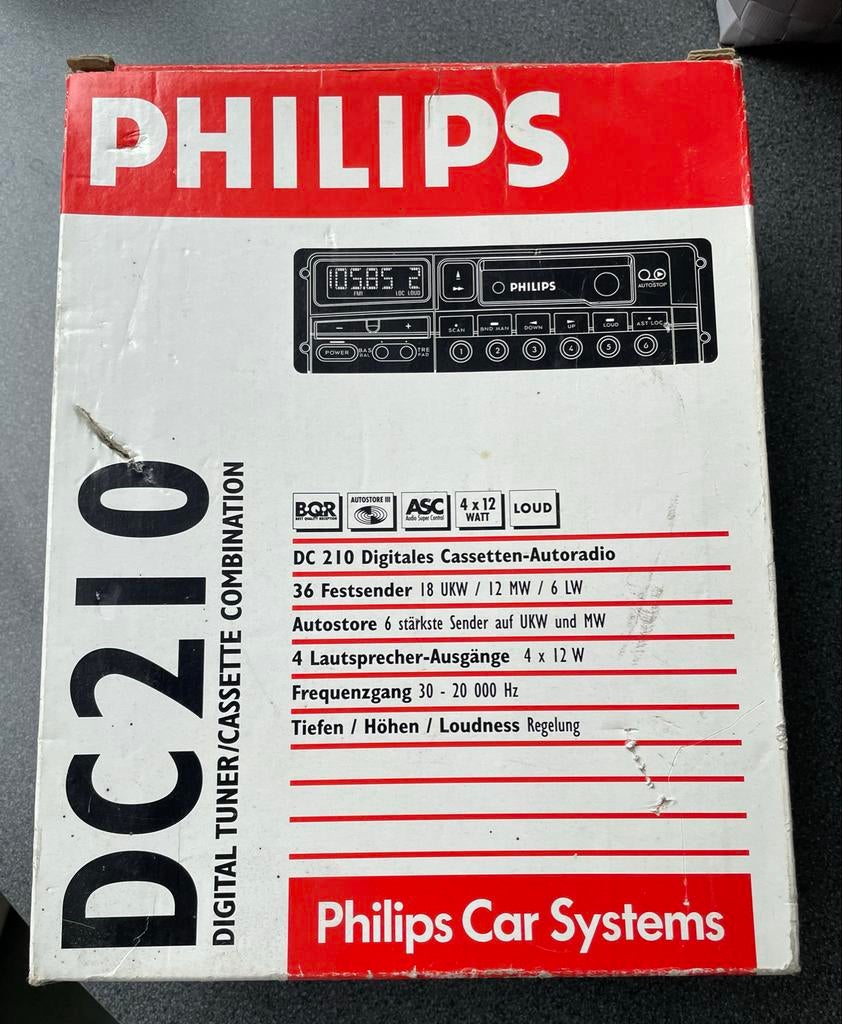NIEUW:Digitale Auto Cassette Radio DC210+afneembaar frontje, Auto diversen, Autoradio's, Ophalen, Nieuw