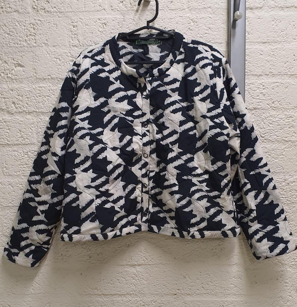 Lizzy & Coco Zwart met Witte Jas – Maat XL – Heel Goed, Ophalen of Verzenden, Zo goed als nieuw, Maat 46/48 (XL) of groter, Zwart