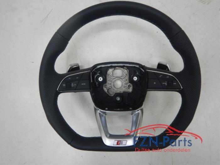 Audi Q7 4M S-Line Stuur MF+F1+VIEW Wit stiksel, Ophalen of Verzenden, Gebruikt