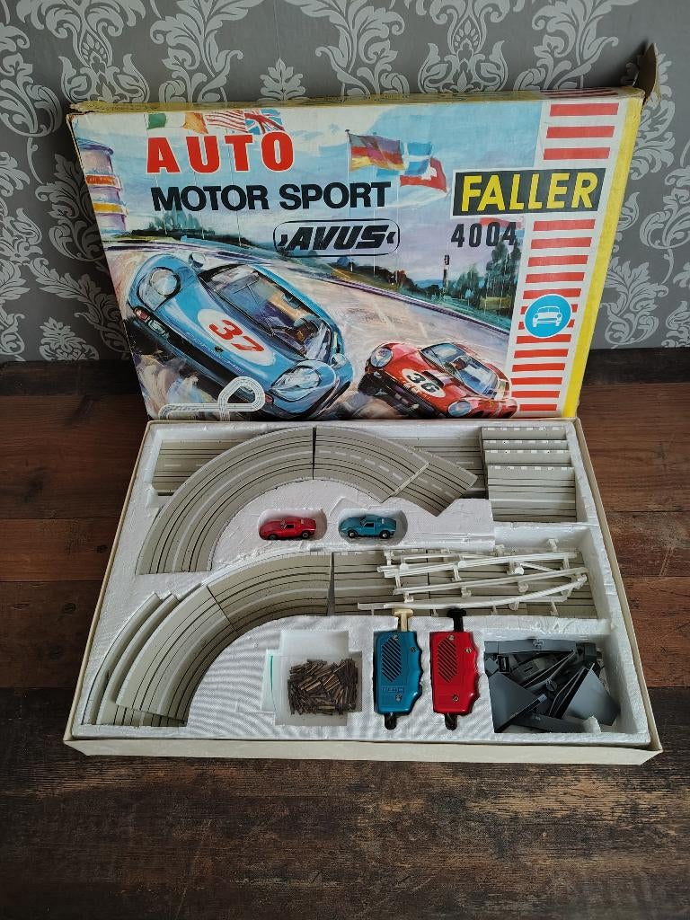 Racebaan 4004/ Porsche GT / Faller AMS/ Slotcar, Verzenden, Gebruikt, Elektrisch, Carrera