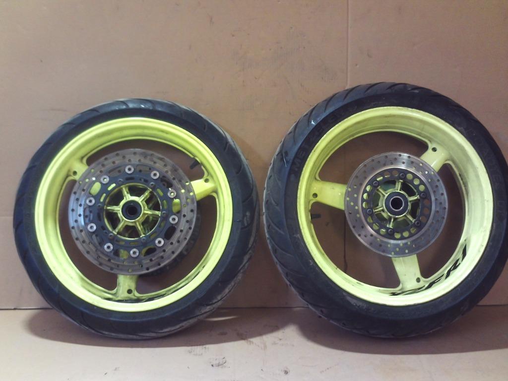 set velgen Yamaha R1,98-01 met goede banden, Ophalen of Verzenden, Gebruikt