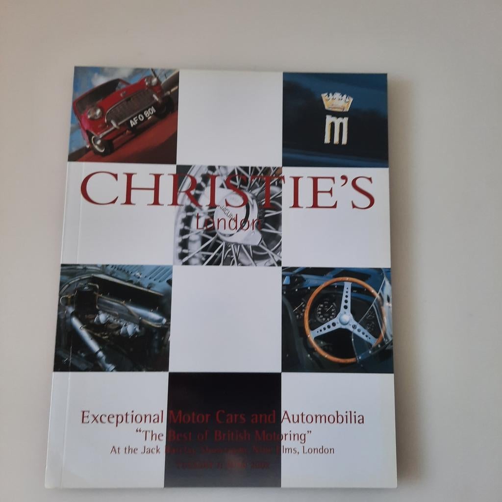 EXEPTIONAL MOTOR CARS AND AUTOMOBILIA CHRISTIE'S 2002, Ophalen of Verzenden, Nieuw, Formule 1