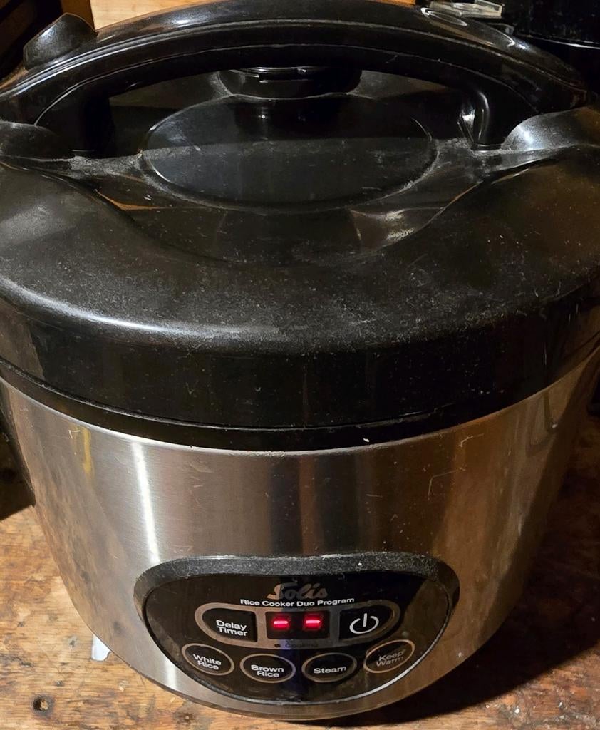 Solis rijstkoker stomer rijst koker 817, Ophalen, Gebruikt