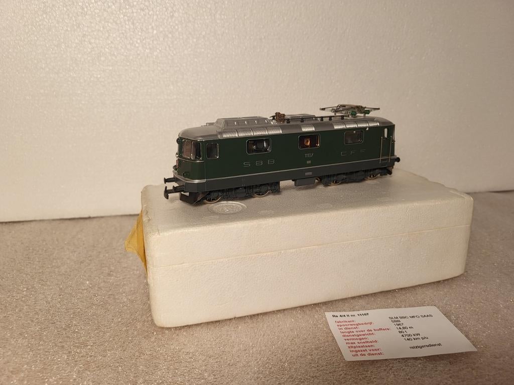 Hag 160 Re 4/4 II SBB Elektrische locomotief, Ophalen of Verzenden, Gebruikt, Locomotief, Overige merken