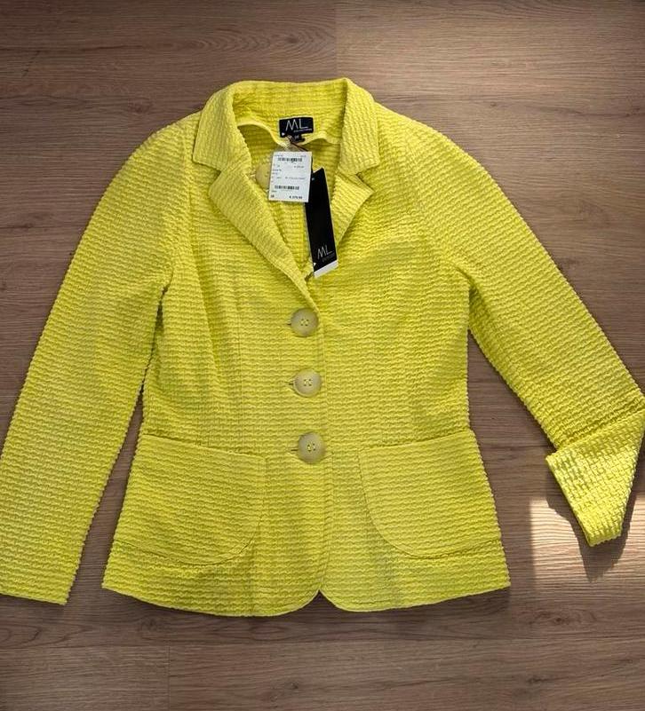 ML Collections jasje mt 38, Kleding | Dames, Maat 38/40 (M), Verzenden, Geel, Nieuw