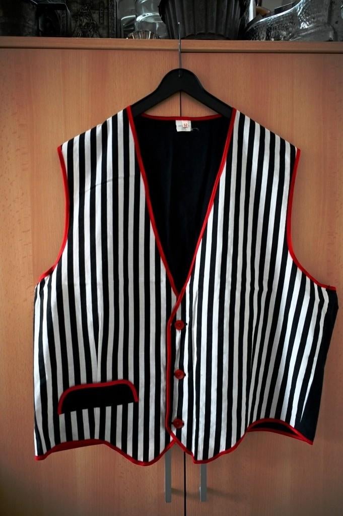 Gilet / hes carnaval maat 52, Maat 52/54 (L), Carnaval, Ophalen of Verzenden, Kleding