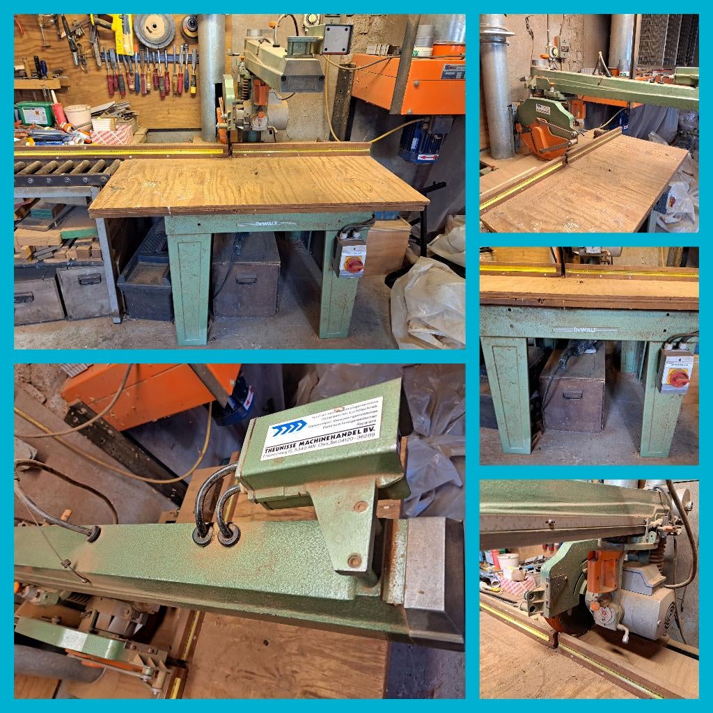 Afkortzaagmachine, Ophalen, Gebruikt, 70 mm of meer, Afkortzaag