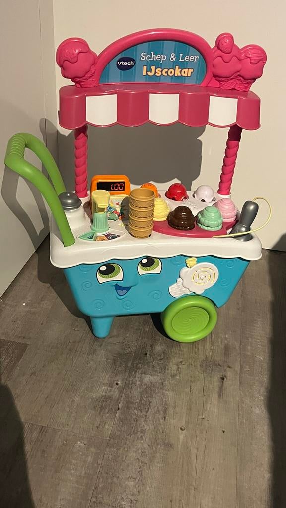 Vtech Schep & Leer IJscokar, Ophalen, Zo goed als nieuw, Overige typen, Met licht