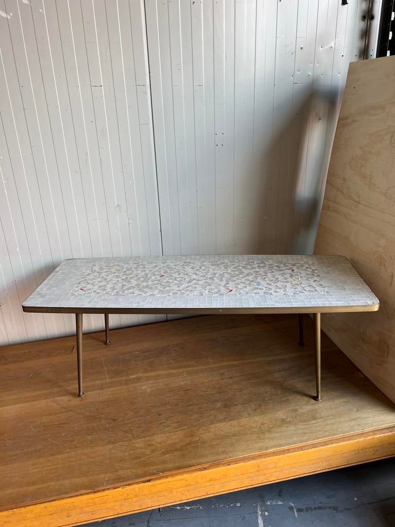 Salontafel met mozaïek, Ophalen, 100 tot 150 cm, 50 tot 100 cm, Zo goed als nieuw