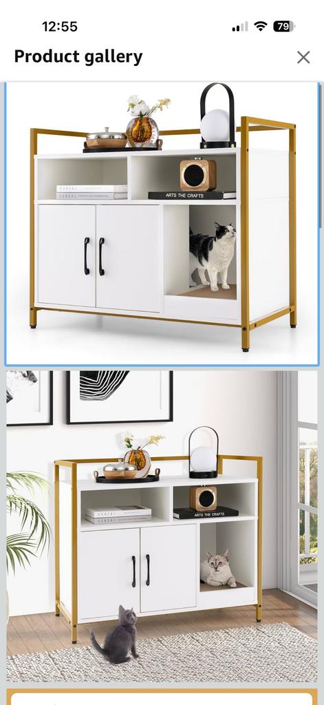 Kattenbak kast, Ophalen, Overige materialen, 50 tot 100 cm, Zo goed als nieuw