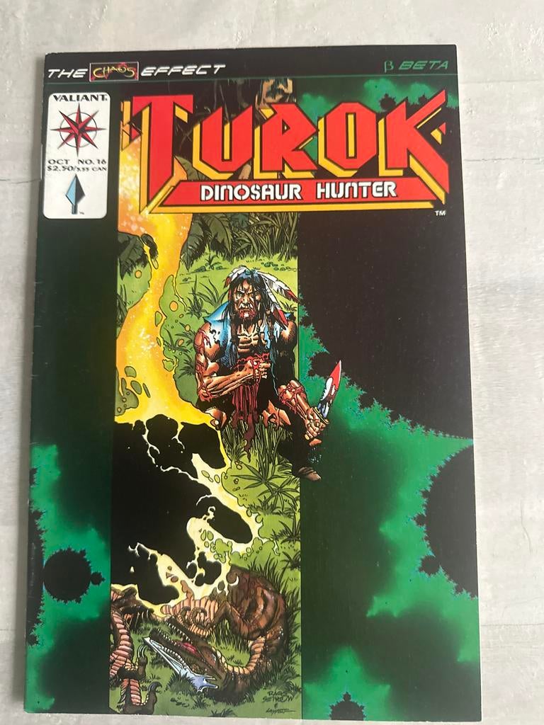 Turok Dinosaur Hunter #16- Valiant Comics, Boeken, Strips | Comics, Eén comic, Ophalen of Verzenden, Zo goed als nieuw, Amerika