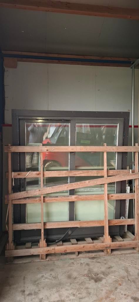 Schuifpui, Ophalen of Verzenden, 150 tot 225 cm, Hout, Schuifpui