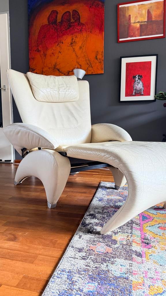 De Sede ds 260, Leren Fauteuil - Crème - Gebruikt, Ophalen, Gebruikt, Leer, 75 tot 100 cm