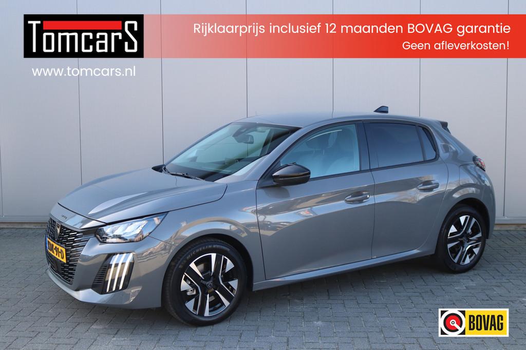 Peugeot 208 1.2 PureT. 100PK Allure Carplay-android/Parkeerh, 12 maanden, 101 pk, Gebruikt, Leder en Stof