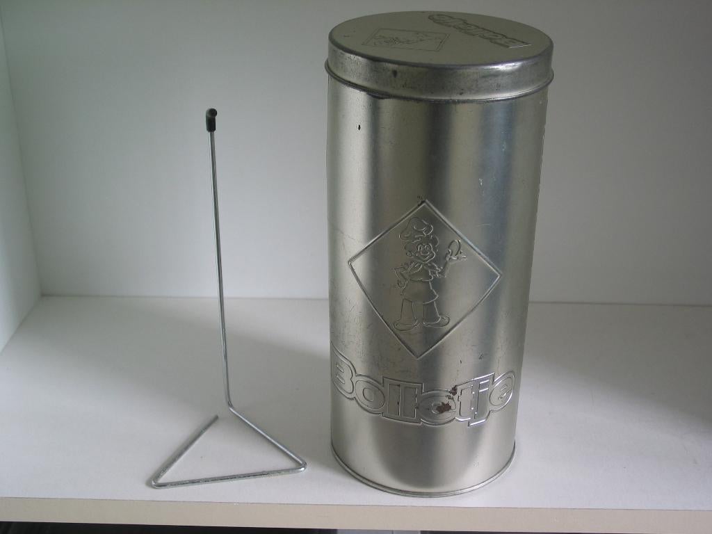 Bolletje beschuitbus, Verzamelen, Blikken, Ophalen of Verzenden, Gebruikt, Beschuit, Bolletje