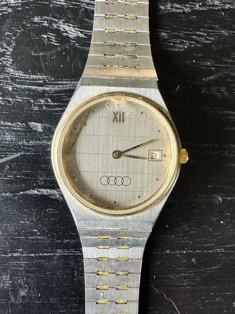 Vintage Audi Horloge (defect), Ophalen of Verzenden, Gebruikt, Auto's
