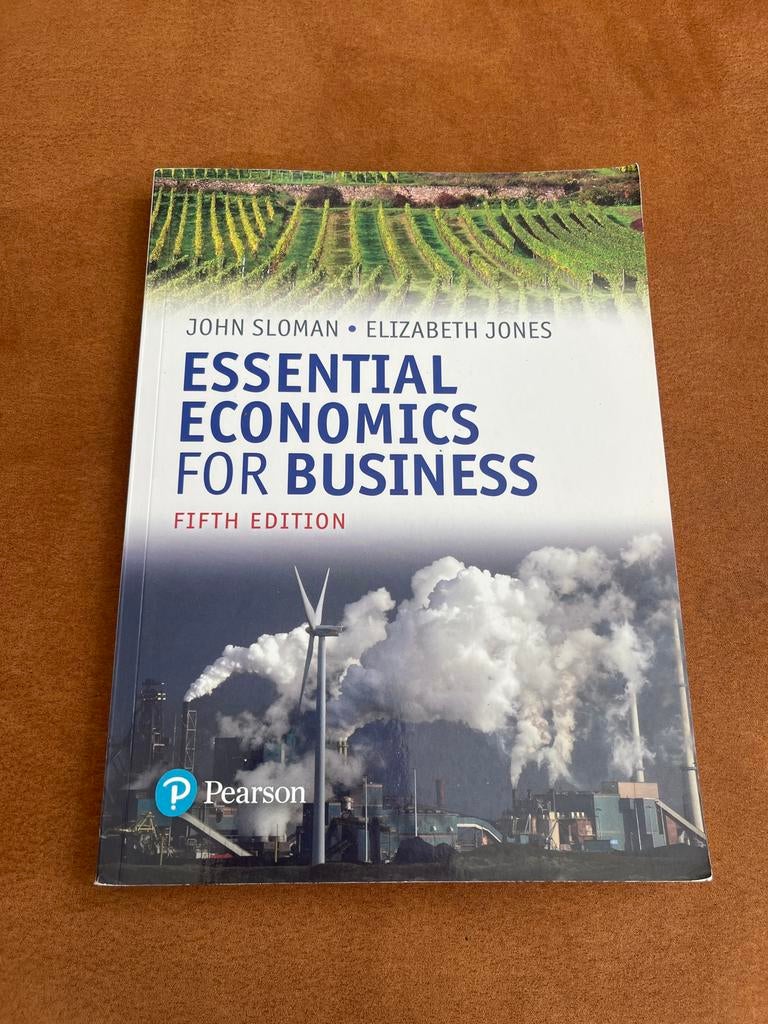 Essential Economics for Business - Vijfde Editie, Boeken, Studieboeken en Cursussen, Zo goed als nieuw, HBO, Gamma, Ophalen of Verzenden
