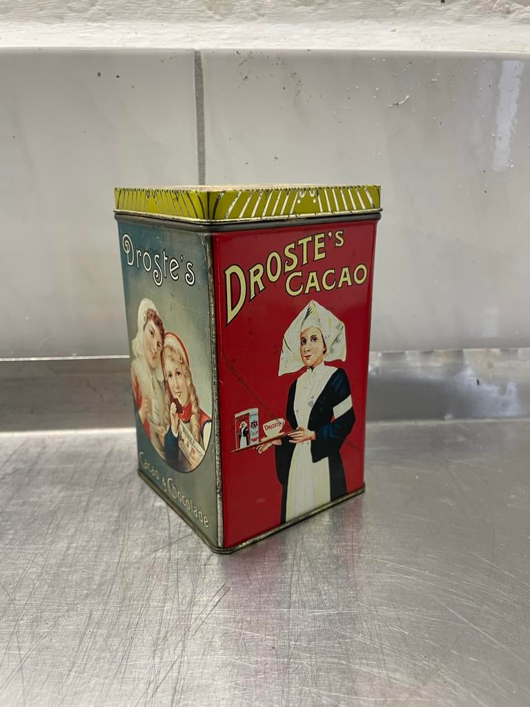 Droste's Cacao blik, Verzamelen, Ophalen of Verzenden, Gebruikt, Overige, Droste