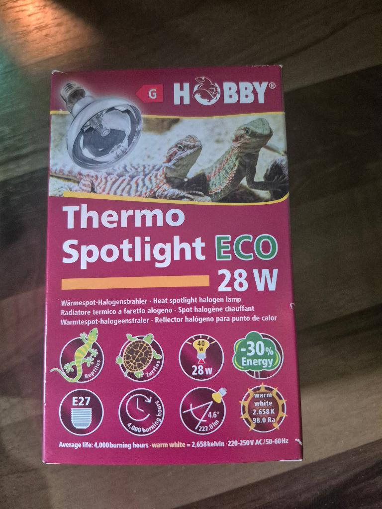 Reptielen warmte lamp 28 watt, Dieren en Toebehoren, Reptielen en Amfibieën | Toebehoren, Ophalen of Verzenden, Nieuw, Verlichting