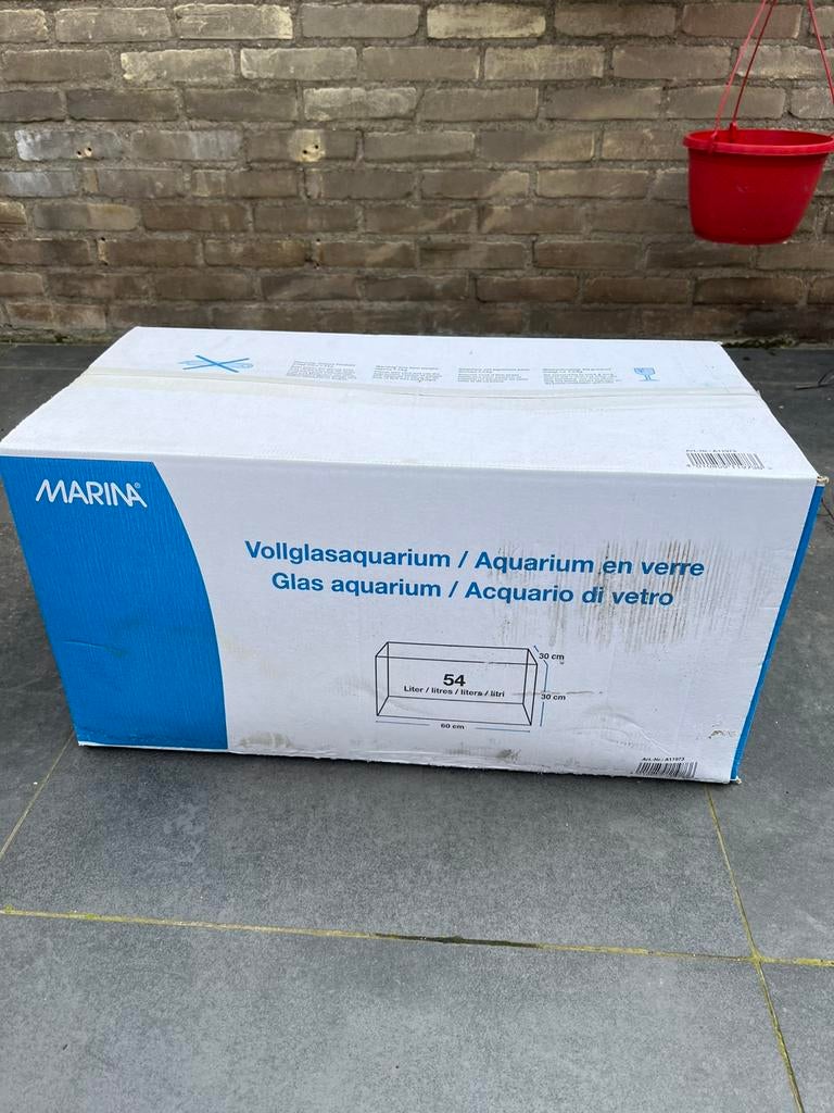 aquarium 54l, Dieren en Toebehoren, Vissen | Aquaria en Toebehoren, Ophalen, Nieuw, Leeg aquarium