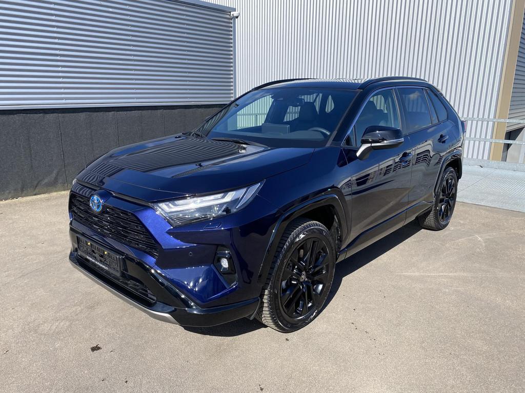 Toyota RAV4 2.5 Hybrid AWD Bi-tone edition Navigatie Apple C, Automaat, Stof, Gebruikt, Euro 6