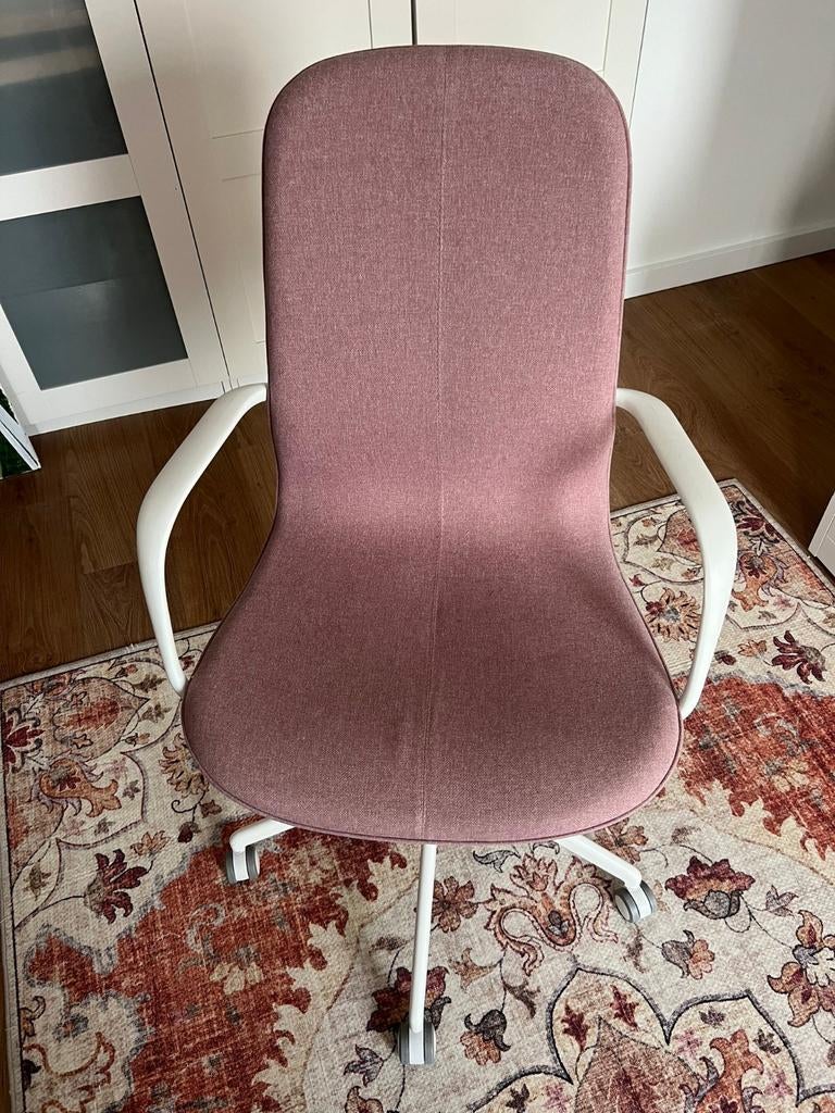 IKEA Langfjall bureaustoel - Roze, Ophalen, Zo goed als nieuw, Roze, Bureaustoel