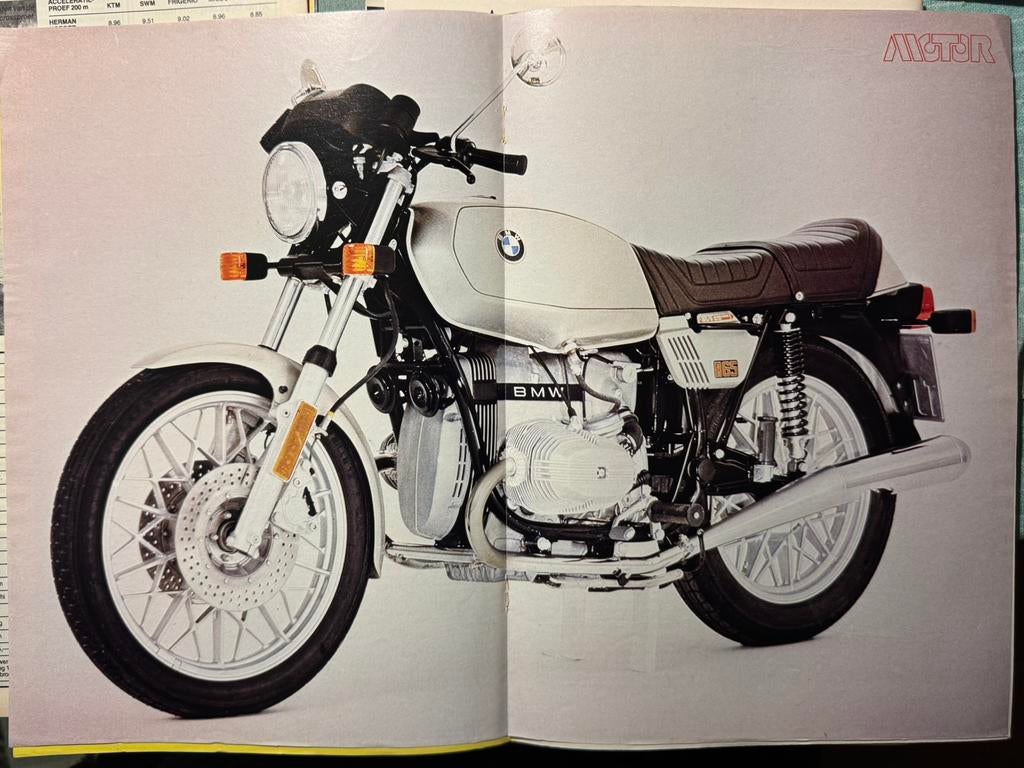 Poster BMW R65, Verzenden, Zo goed als nieuw, Motoren