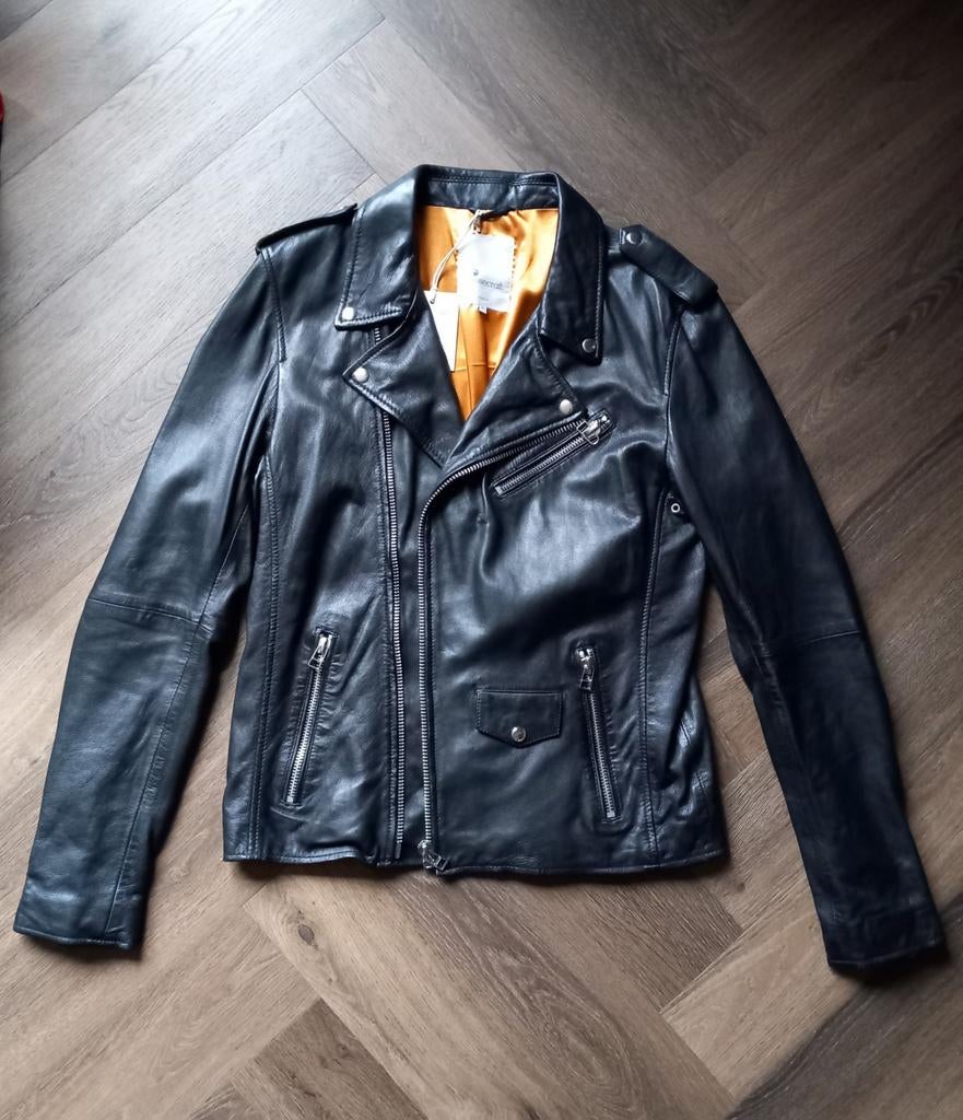 Goosecraft leren jas zwart, Zwart, Goosecraft, Nieuw, Verzenden