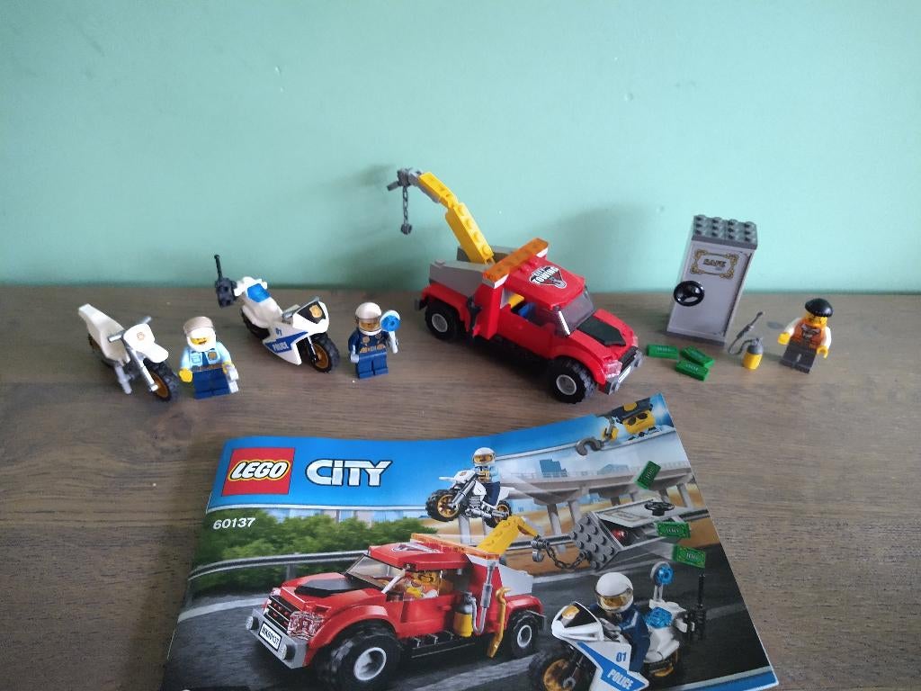 Lego City 60137 Tow Truck Trouble, Compleet, City, Lego, Ophalen of Verzenden