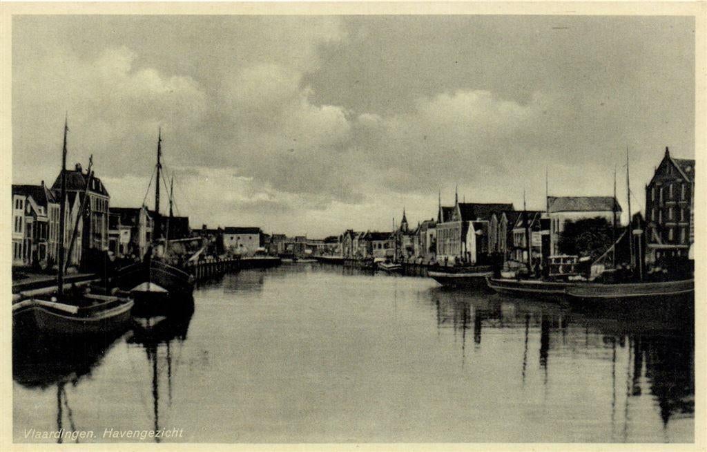 Vlaardingen. Havengezicht - boten - ongelopen, Ophalen of Verzenden, Voor 1920, Ongelopen, Zuid-Holland